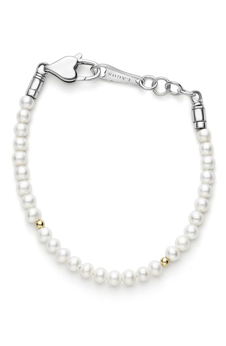 LAGOS Kids' Cultured Pearl Bracelet, Alternate, color, Pearl