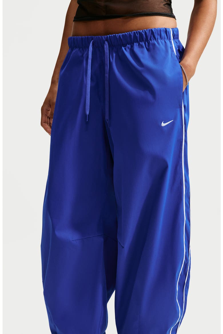 Essentials W Barrel Pants, Alternate, color, OLD ROYAL/ WHITE