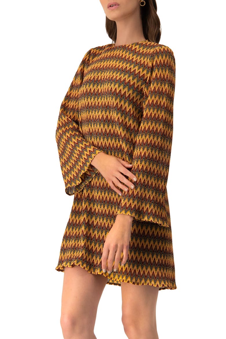 Short Knit Dress with Headband, Alternate, color, Multicolor