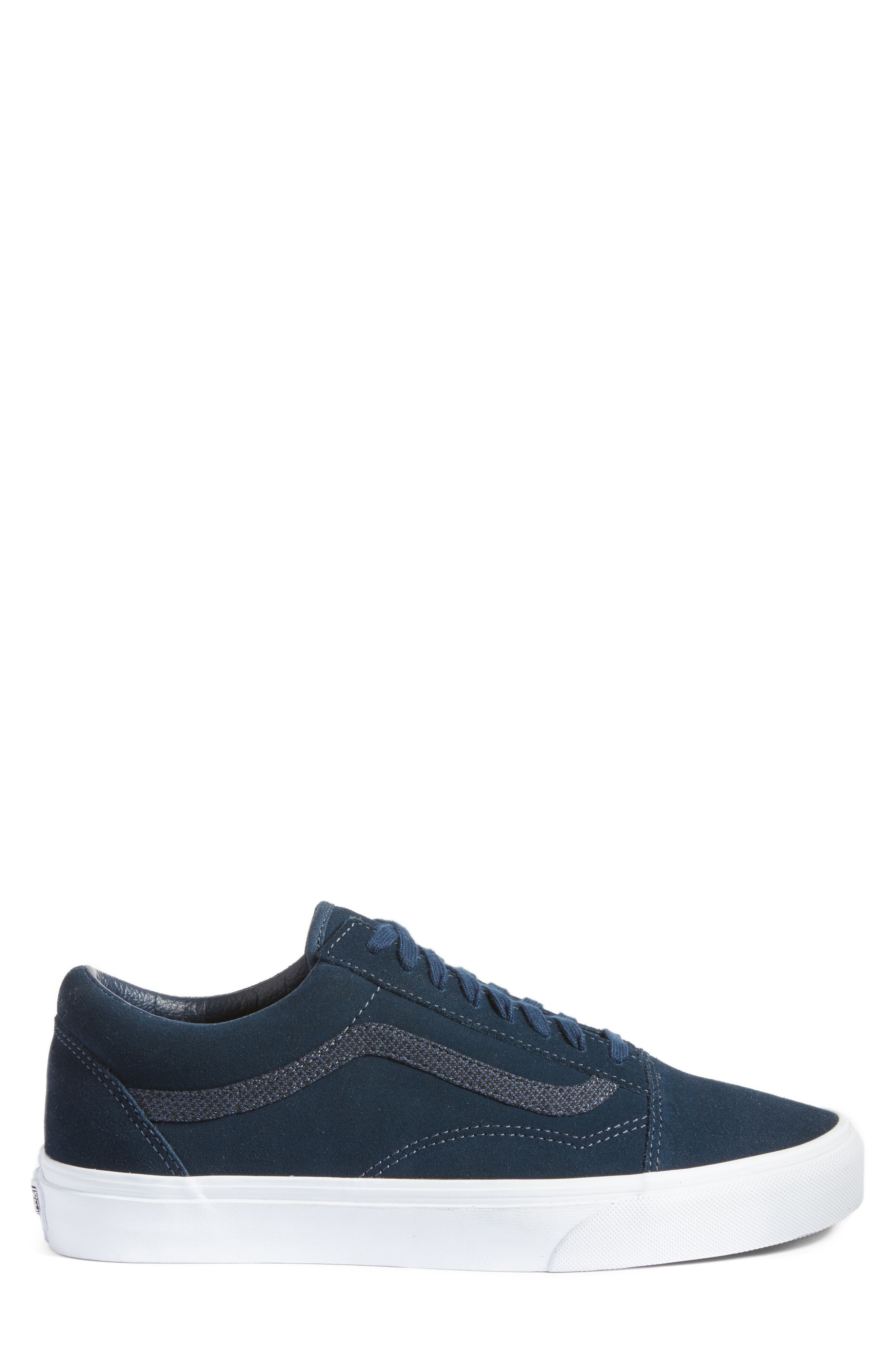 Old Skool Sneaker, Alternate, color, BLUE REFLECTOR SUEDE