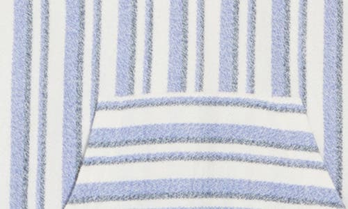 Roxy Wild And Free Stripe Hoodie In Bijou Blue Small Silk Stripe