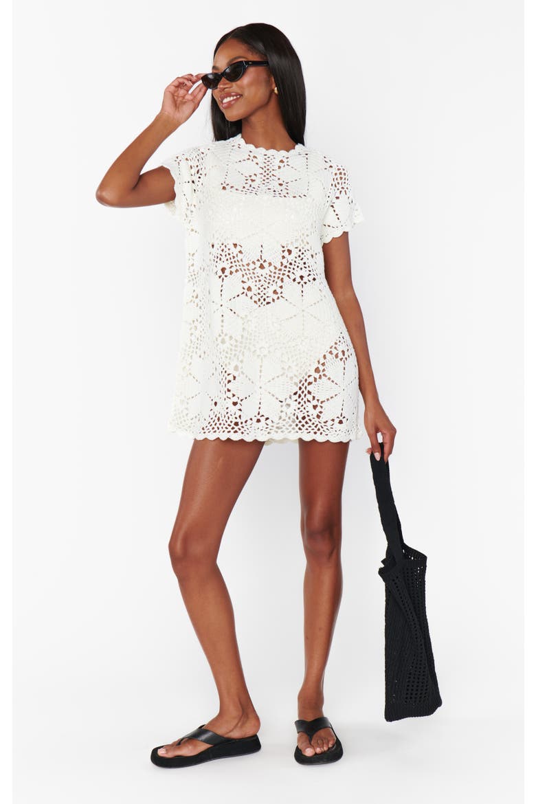 Cleo Coverup, Alternate, color, Salty Floral Crochet