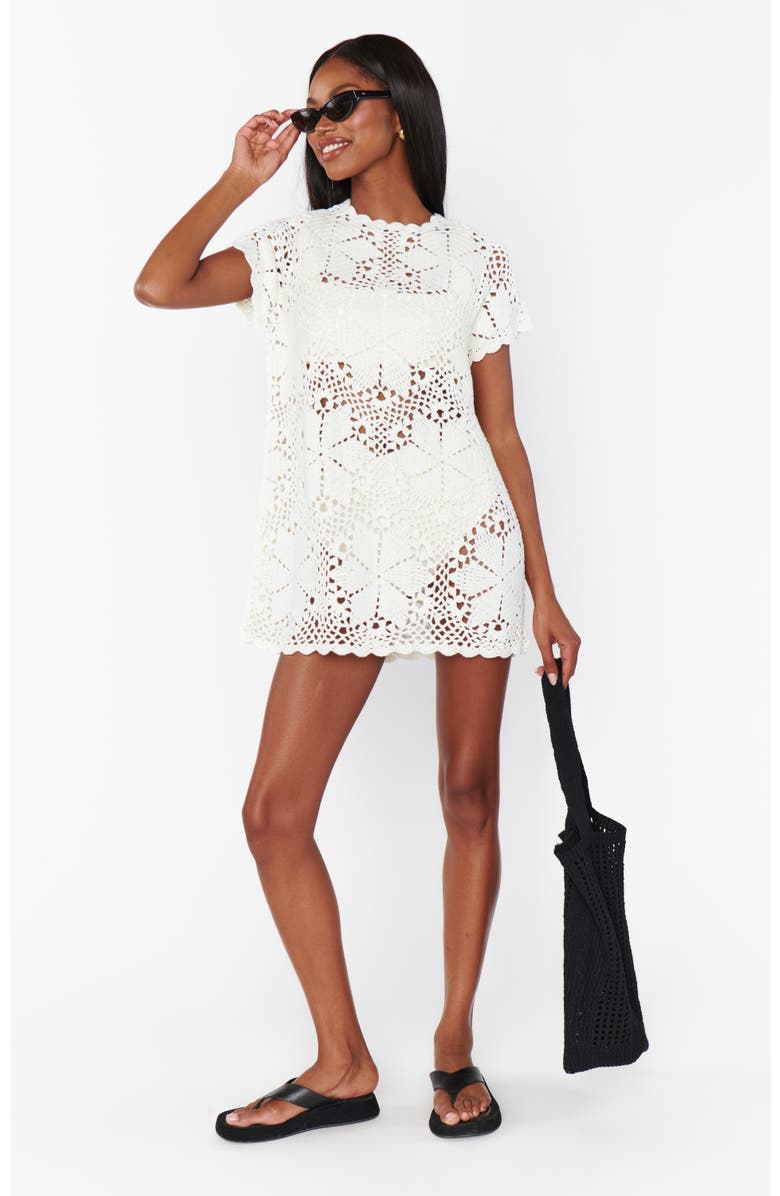 Show Me Your Mumu Cleo Coverup, Alternate, color, Salty Floral Crochet