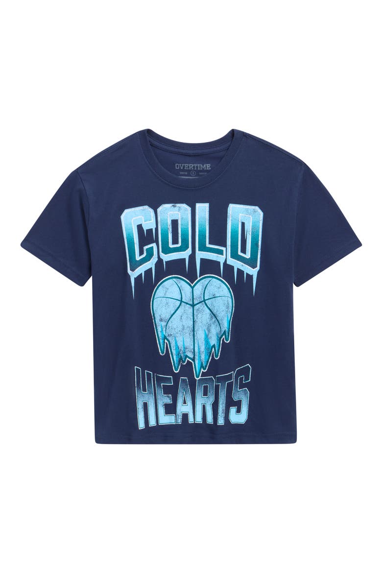 Kids' Cold Heart Graphic T-Shirt, Main, color, BLUE