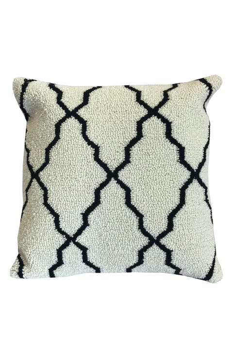 Link Lattice Throw Pillow