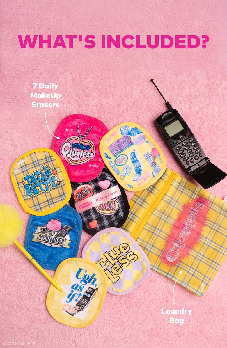 The Original MakeUp Eraser x Clueless 7-Day MakeUp Eraser Set, Alternate, color,