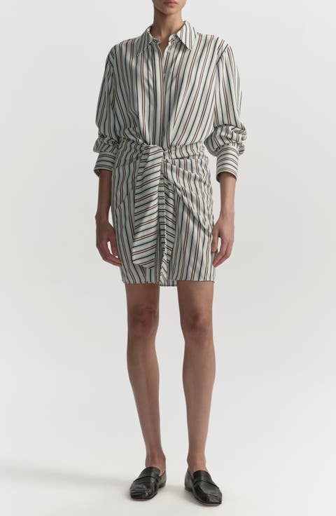 Mia Stripe Shirtdress