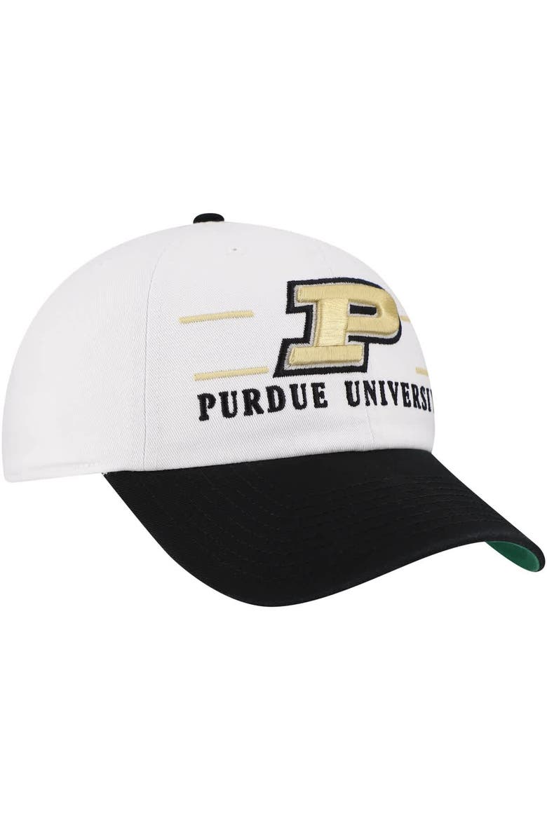 Men's '47 White Purdue Boilermakers Gridiron Clean Up Adjustable Hat, Alternate, color, White