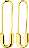Spero London Sterling Silver Safety Pin Earring