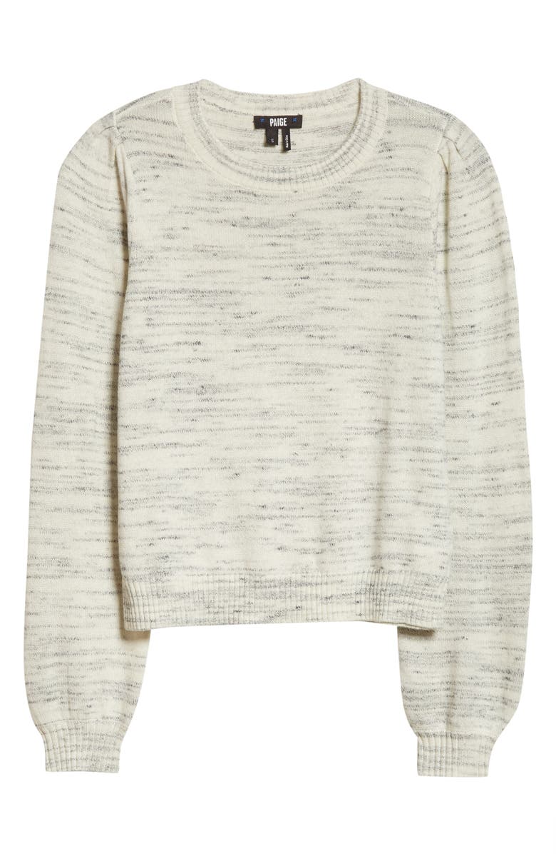 PAIGE Denise Space Dye Sweater, Alternate, color, Ivory/Blue Space Dye