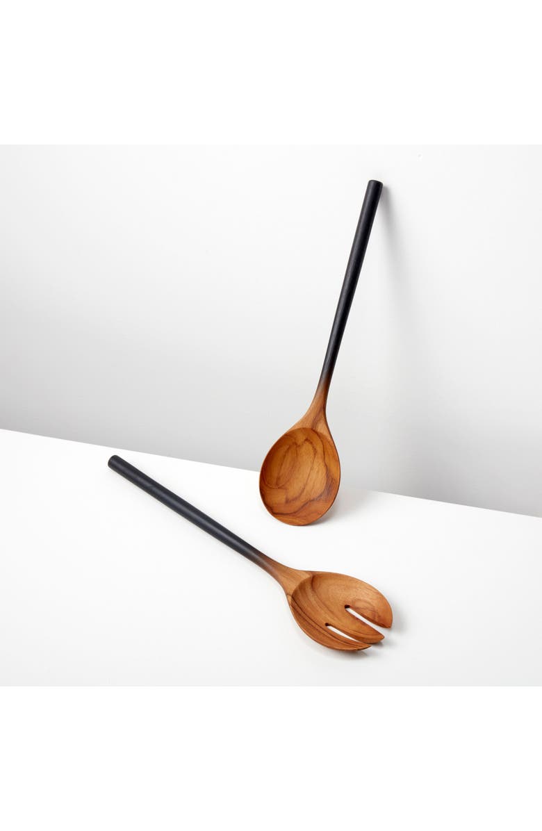 Be Home Teak Ombre Serving Set, Alternate, color, Teak