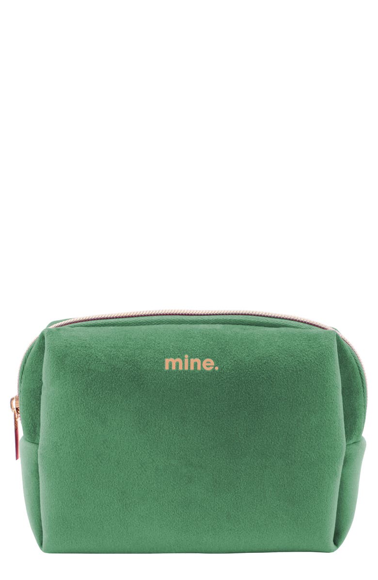 MYTAGALONGS Velour Mini Cosmetic Loaf Bag, Main, color, 