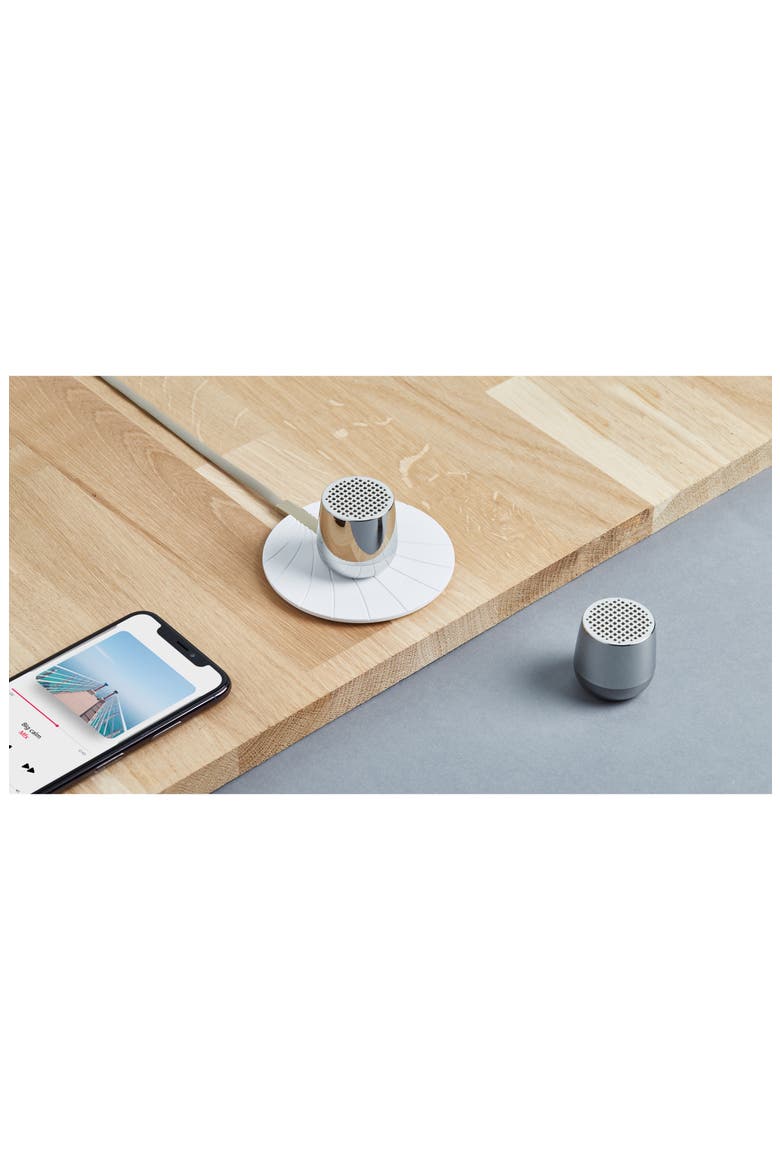 MINO PLUS 2-Pack Bluetooth® Speakers, Alternate, color, METALLIC CHROME