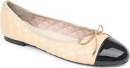 PAUL MAYER Best Cap Toe Ballet Flat