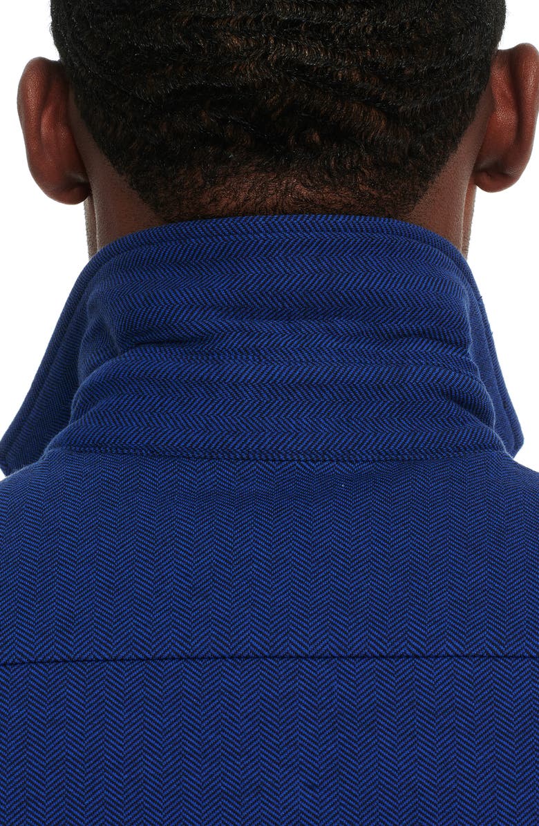 Robert Graham Elbridge Solid Twill Stretch Shirt Jacket, Alternate, color, 