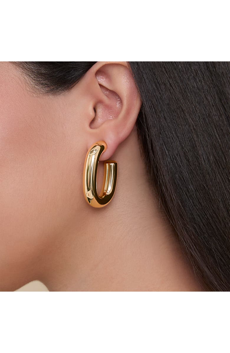 Jessica Simpson Gold-Tone Hoop Earring Set, Alternate, color, Gold