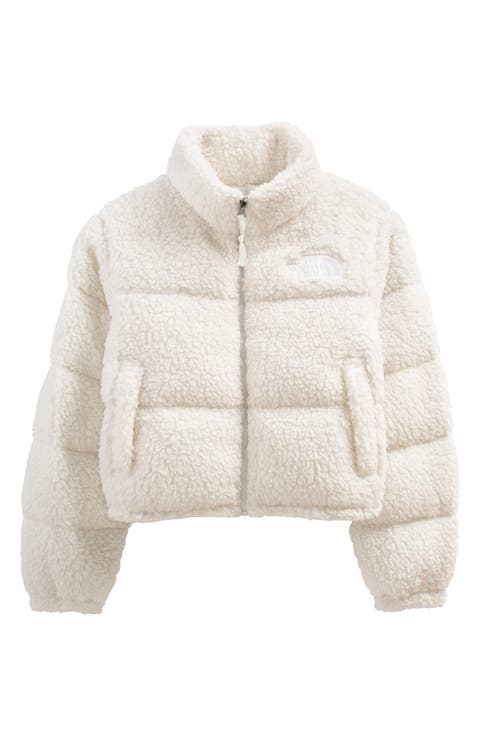High Pile Fleece Nuptse Jacket