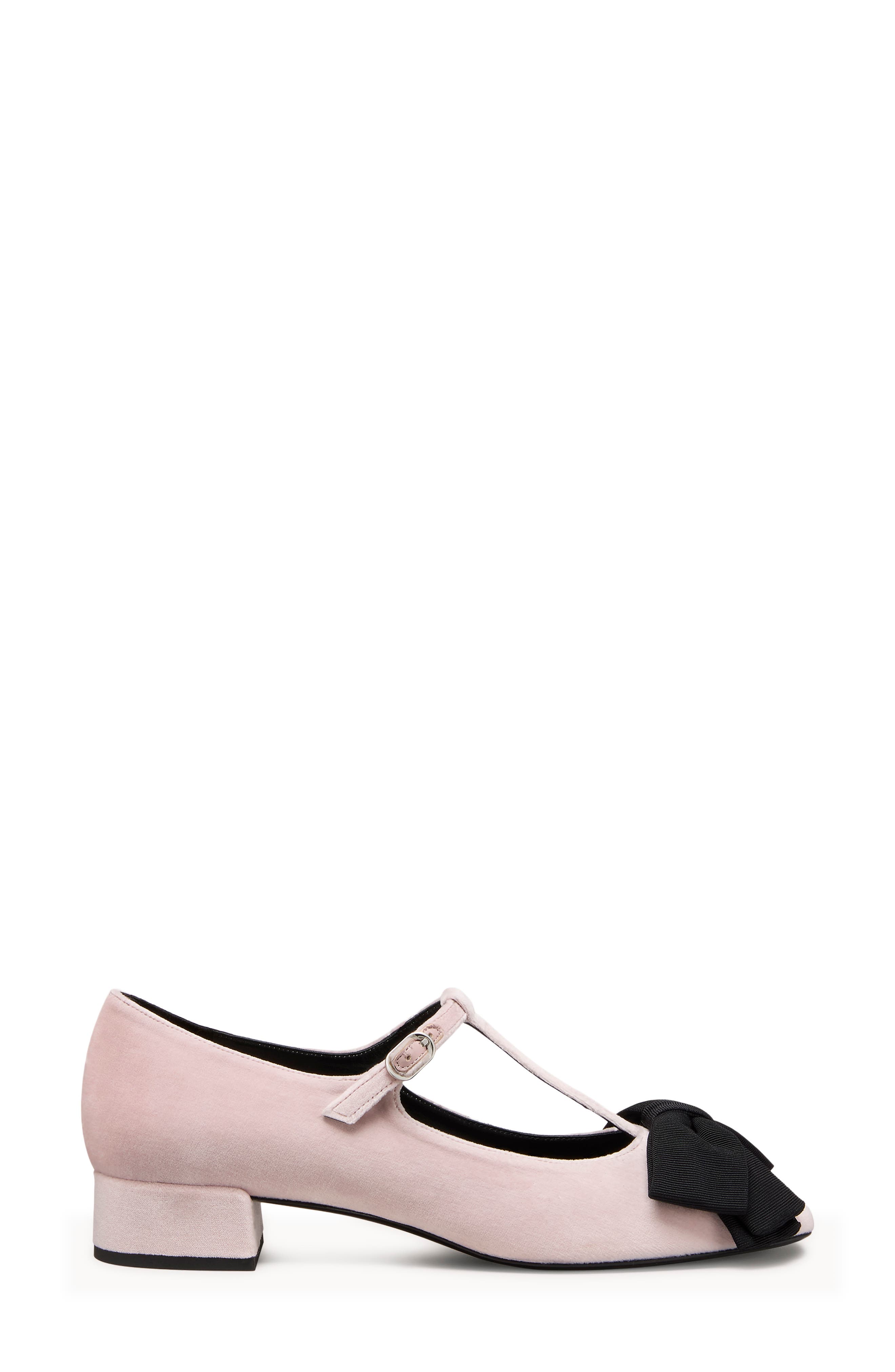 Ariella T-Strap Pump, Alternate, color, BALLET/ BLACK