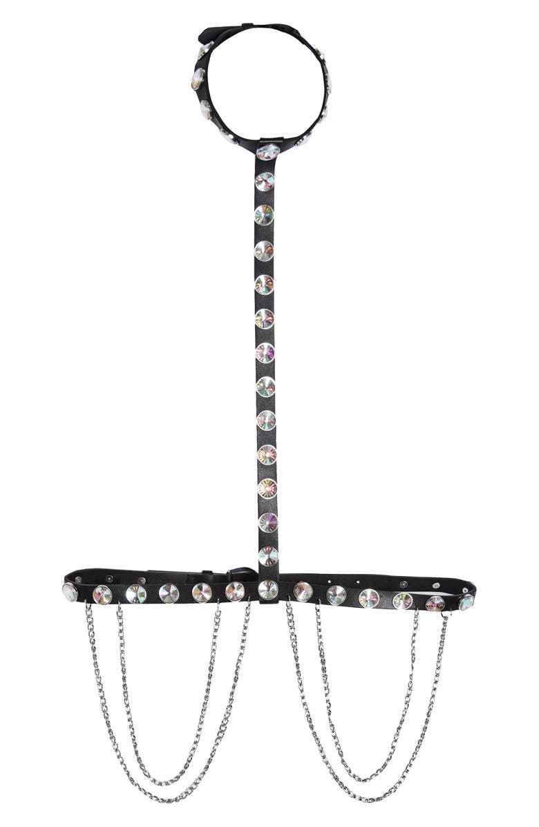 Topshop Jewel Body Harness, Main, color,