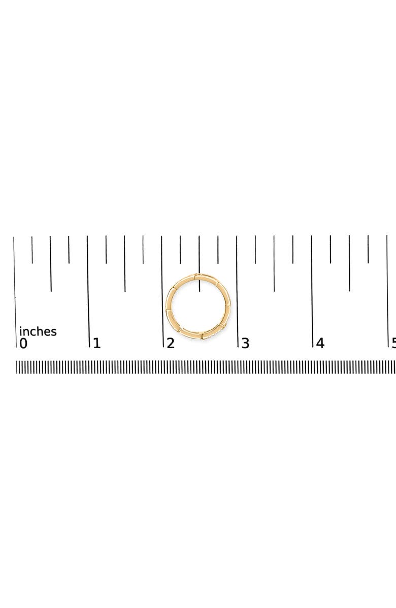 Haus of Brilliance 10K Yellow Gold Diamond Accent Paperclip Band Ring, Alternate, color, Yellow Gold