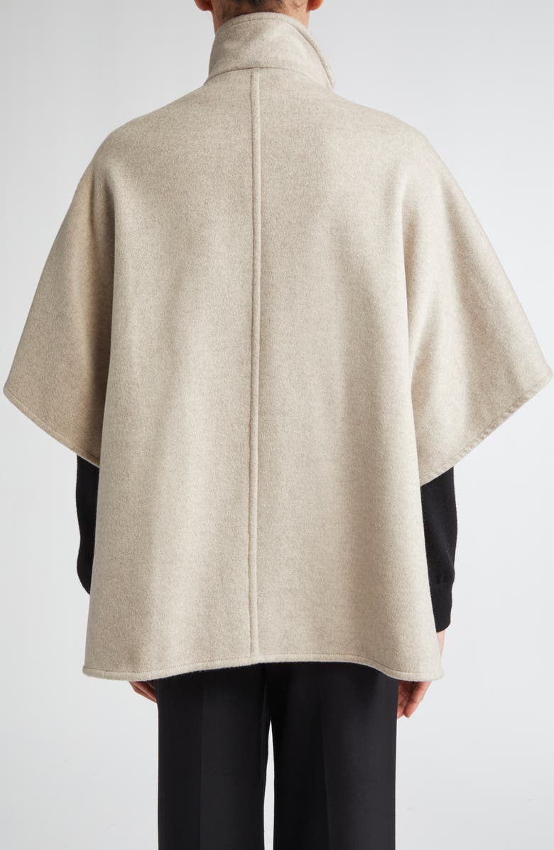 Max Mara Venere Double Face Cashmere Cape, Alternate, color, Beige