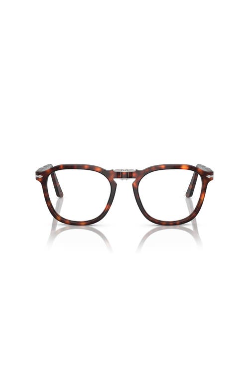 Persol 52mm Square Optical Glasses In Multi