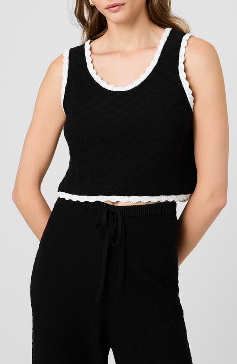 Teddy Diamond Knit Tank