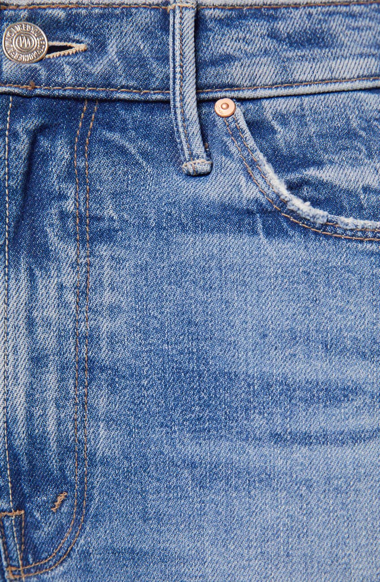 MOTHER The Dazzler Flood Straight Leg Jeans, Alternate, color, Trucks Are For Girls