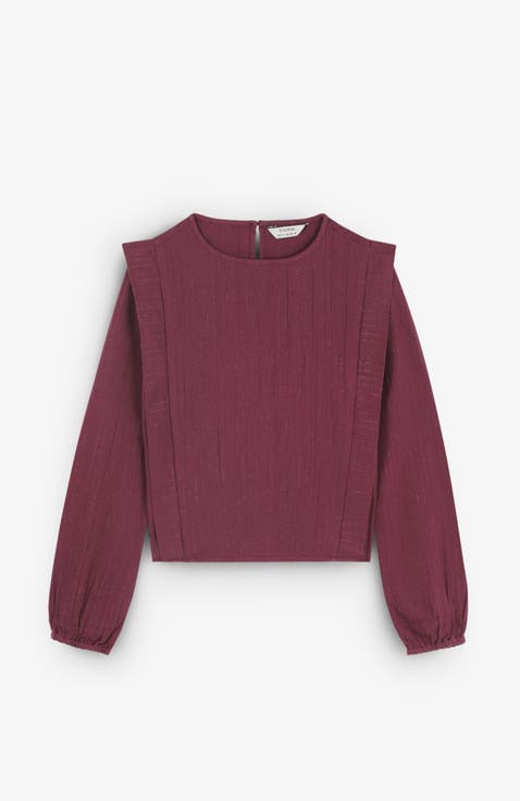 Stripeslurexblouse Girls