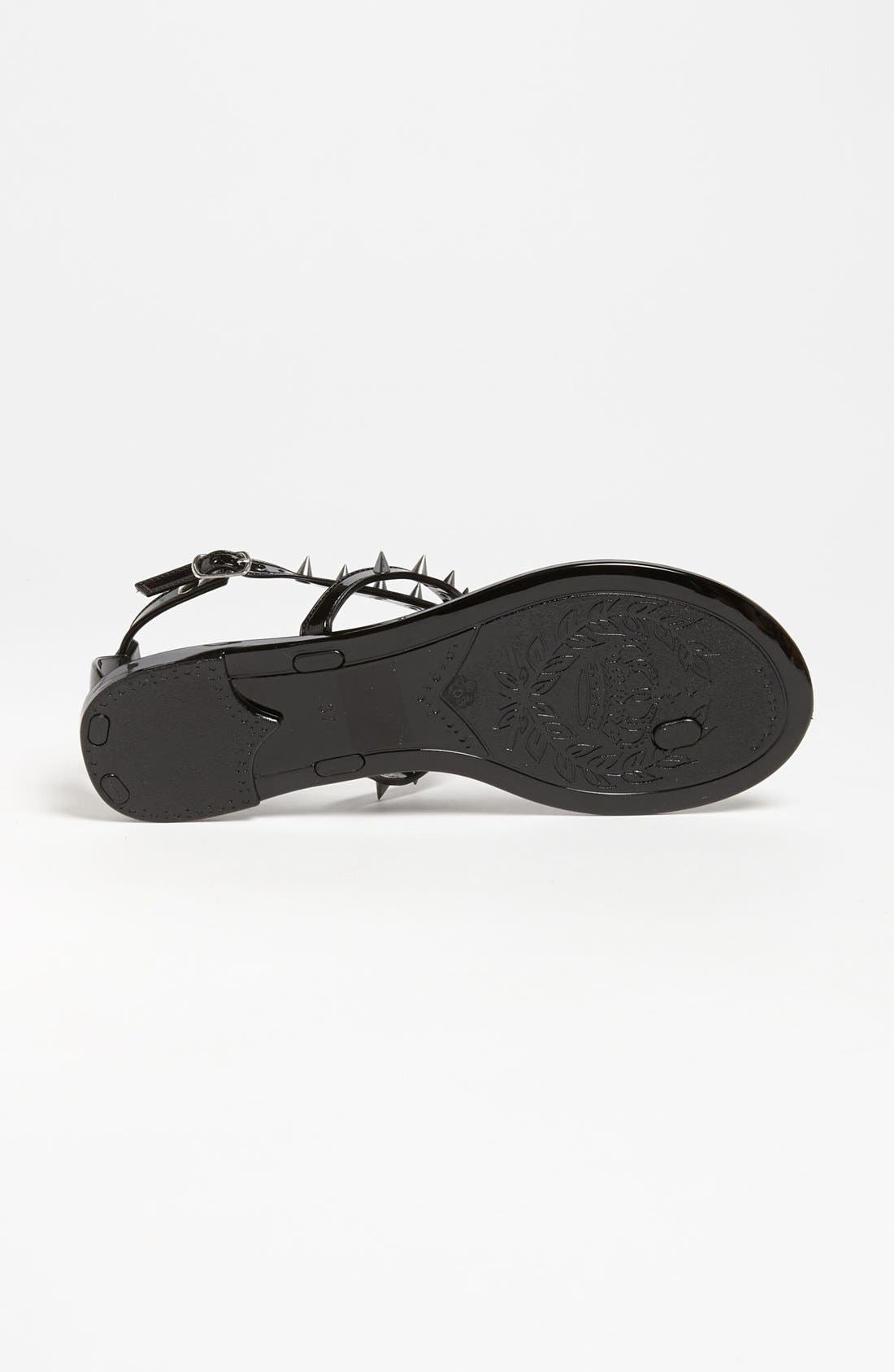 'Jelybely' Spike Sandal, Alternate, color, BLACK