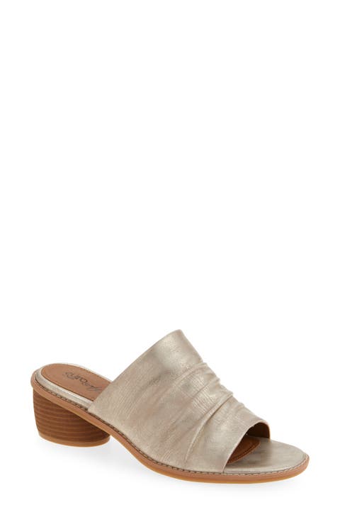 Corley Block Heel Slide Sandal (Women)