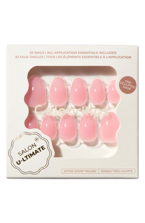 Salon U-ltimate Extra Short Round Press-On Nails