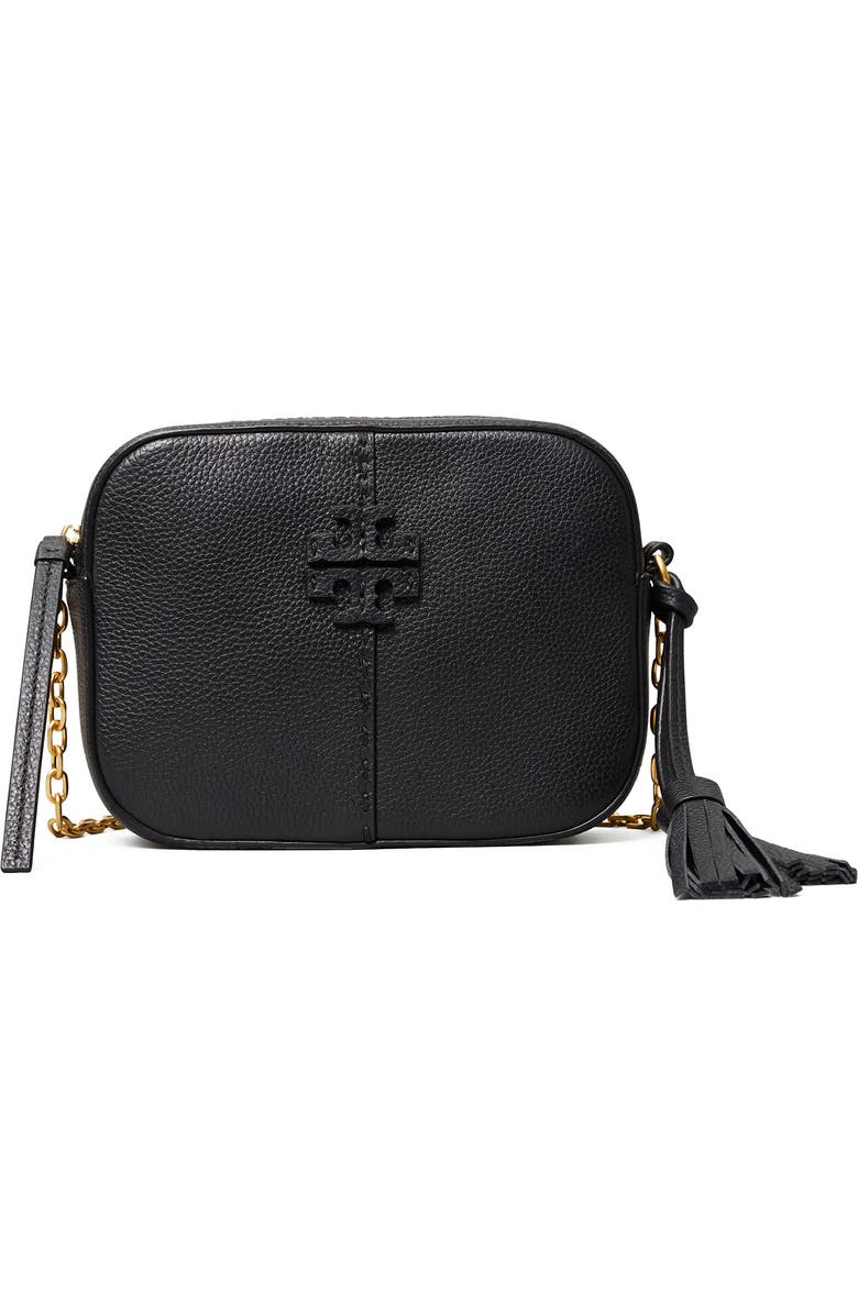 Tory Burch McGraw Leather Camera Bag, Main, color,