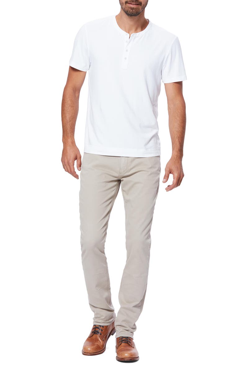 PAIGE Federal Slim Straight Leg Twill Pants, Alternate, color, Clean Khaki