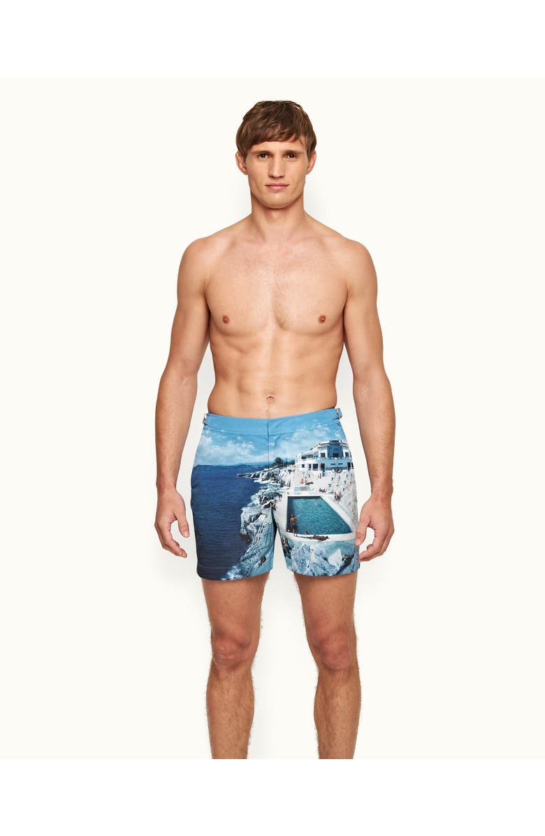 Orlebar Brown Bulldog Mid-Length Swim Shorts, Main, color, Roc Pool Ii