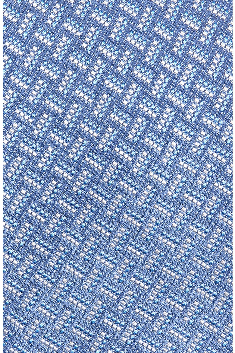 Geometric Jacquard Silk Tie, Alternate, color, LILAC/ WHITE