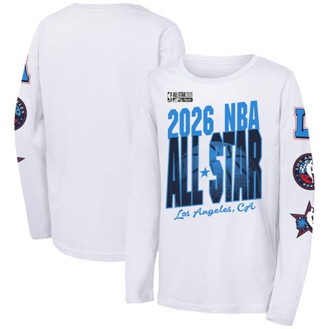 Youth Outerstuff White 2026 NBA All-Star Game Long Sleeve T-Shirt