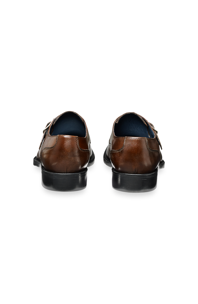 Paul Fredrick Henry Monk Strap, Alternate, color, Dark Brown