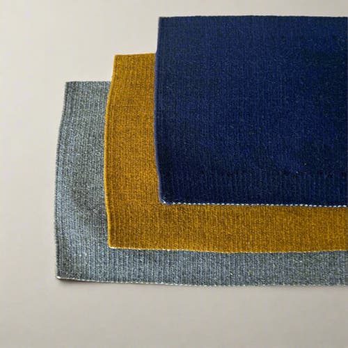 Loom Imports Handwoven Wool Placemat Set In Gray