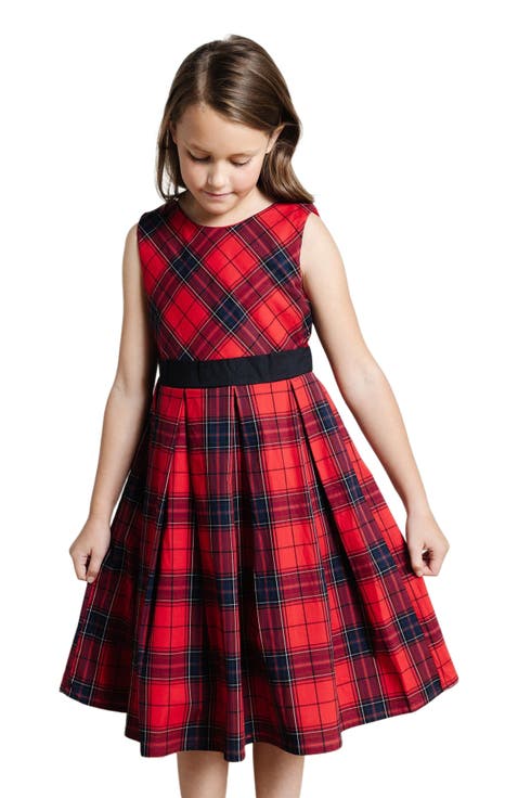 Baby Girls' Pleated Party Dress, Infant