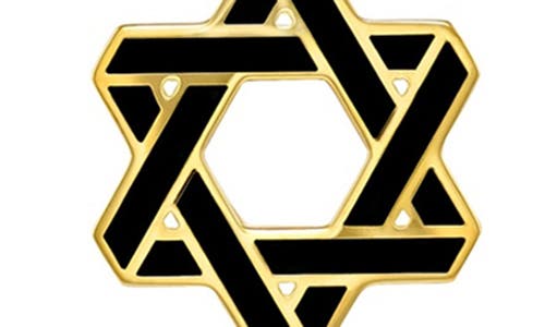 Vincero Star Of David Pendant Necklace In Gold