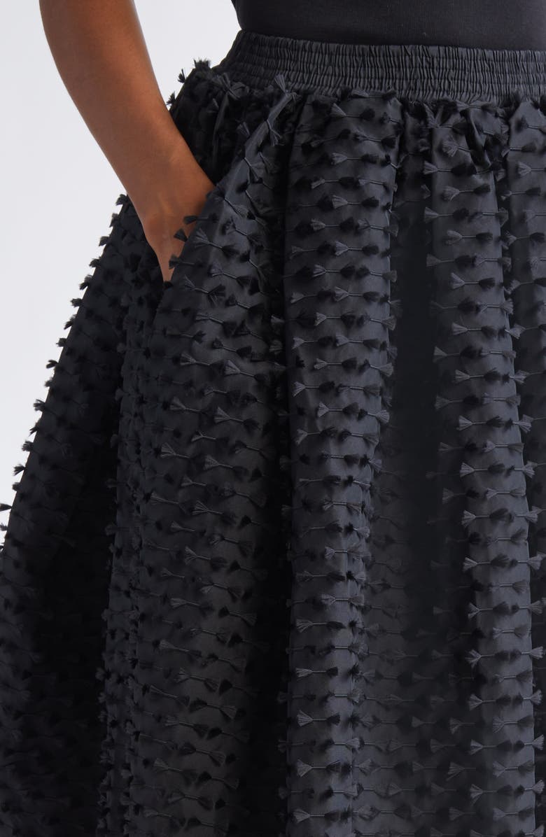 Cecilie Bahnsen Mala Fiamma Fil Coupé Skirt, Alternate, color,