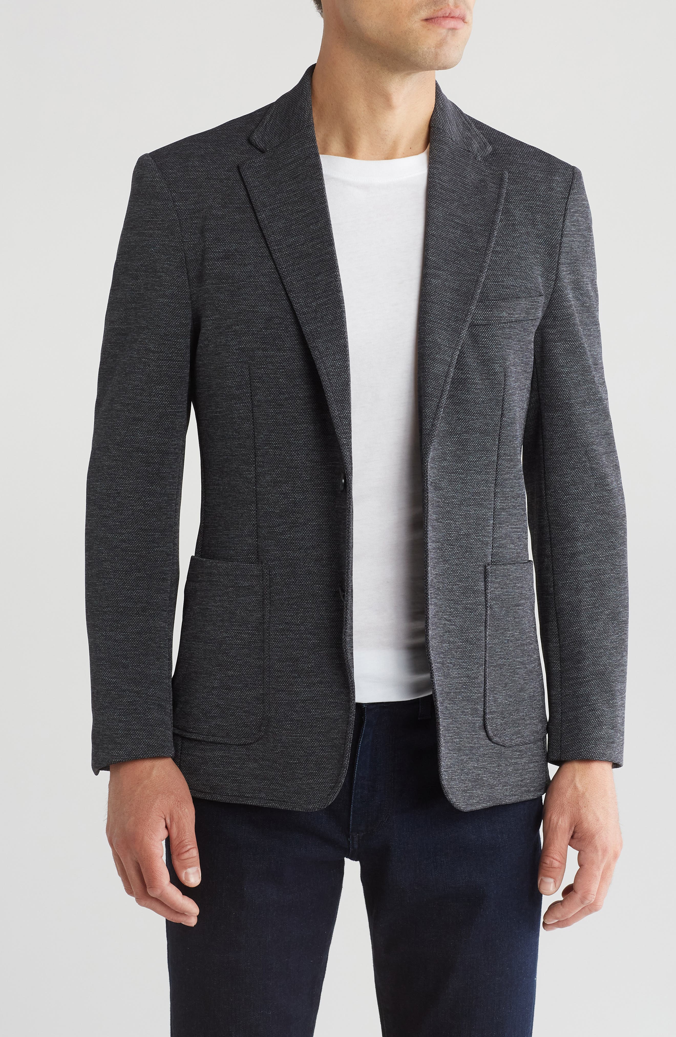 Lucky Brand Mélange Knit Sport Coat