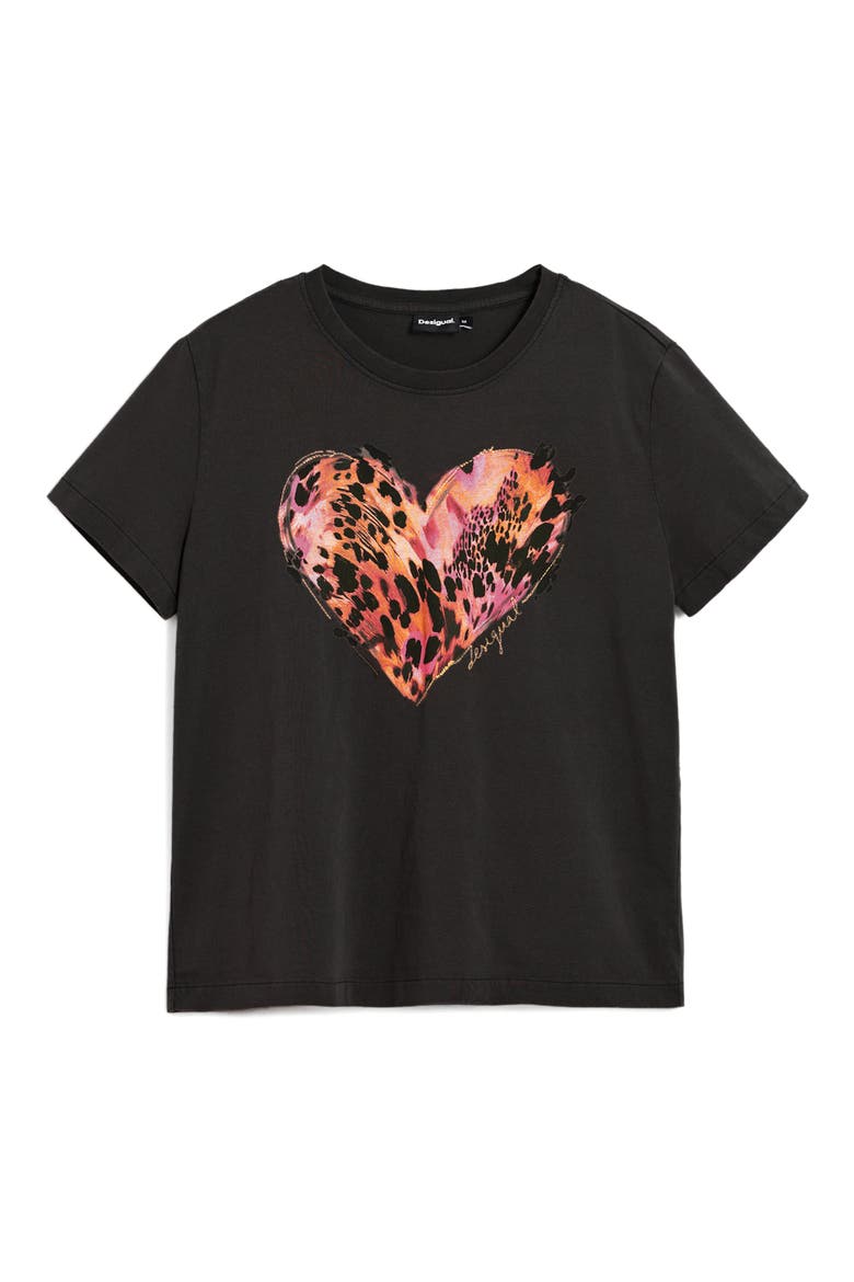 Heart Cotton Graphic T-Shirt, Alternate, color, NEUTRAL GRAY