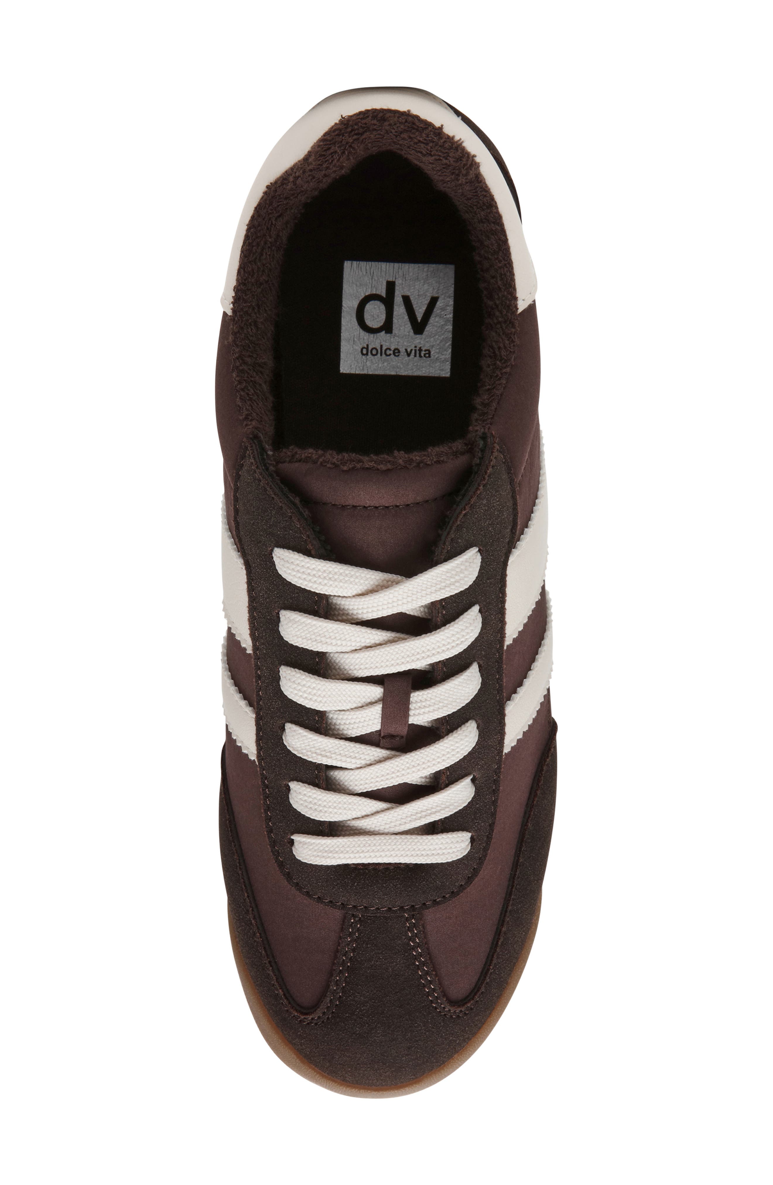 DV by Dolce Vita Retro Racer Sneaker, Alternate, color, Chocolate
