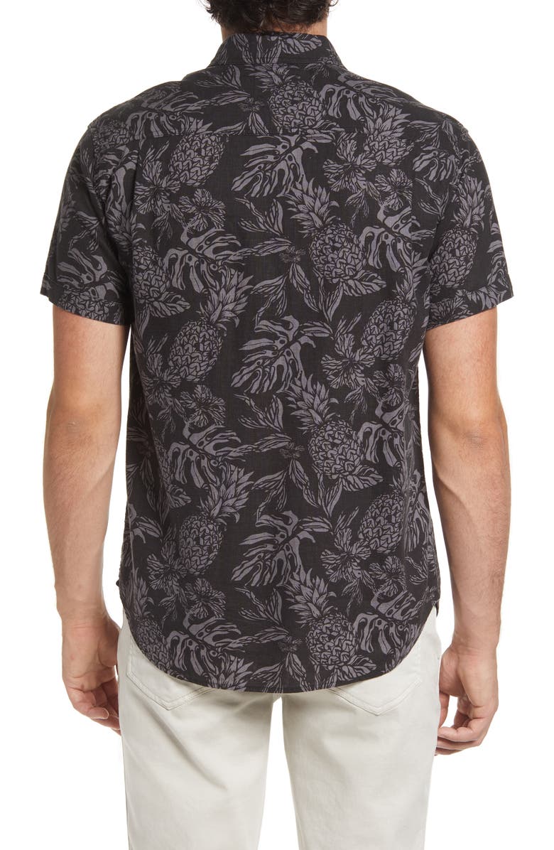 Rails Carson Pineapple Short Sleeve Button-Up Shirt, Alternate, color,