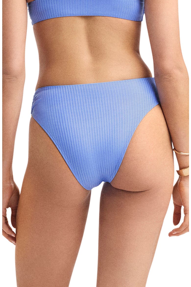 Lolita Ring High Waist Bikini Bottoms, Alternate, color, SKY