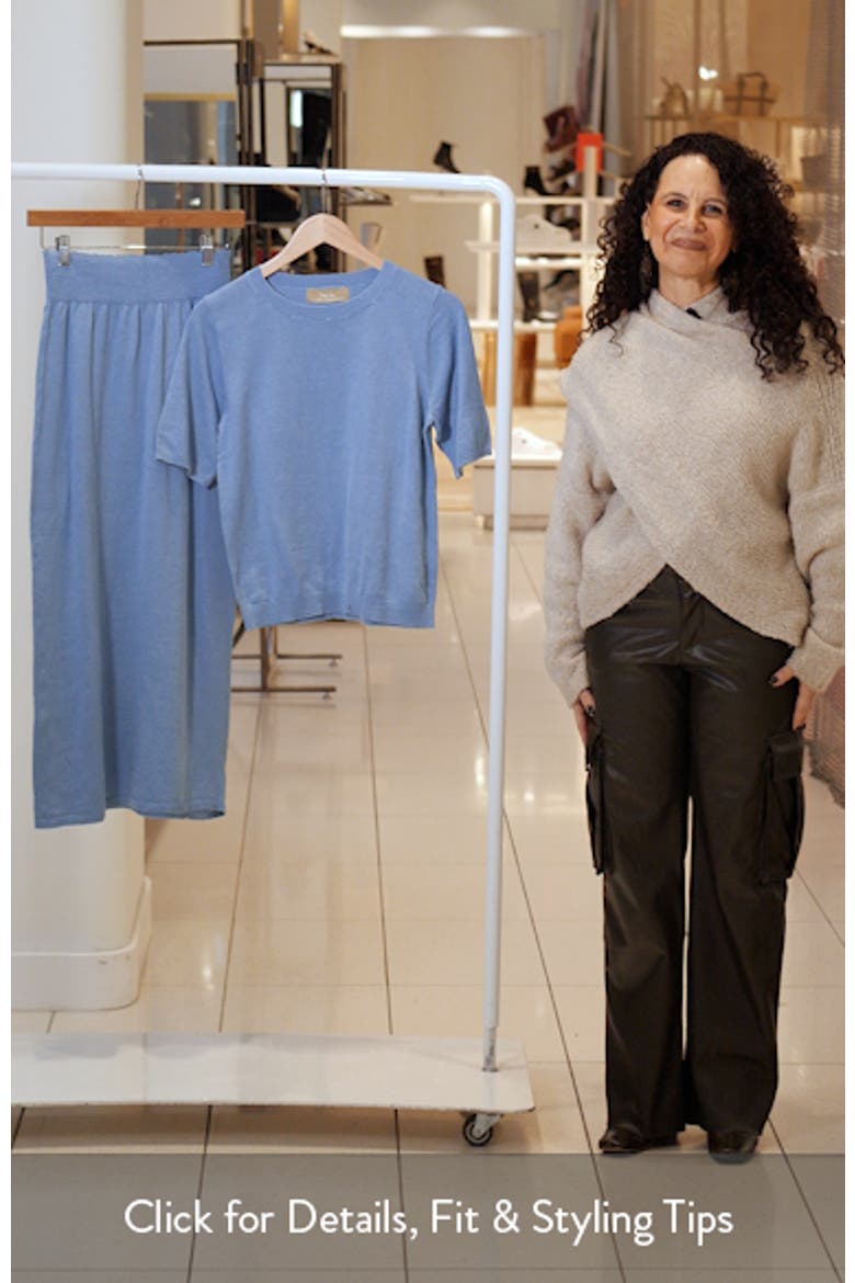 Isabella Cotton & Linen Knit Sweater & Maxi Skirt Set video