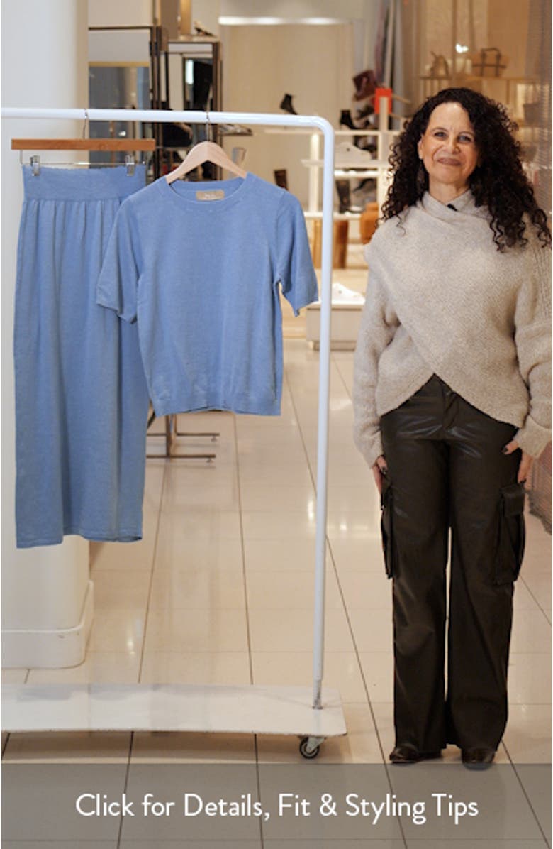 Isabella Cotton & Linen Knit Sweater & Maxi Skirt Set, sales video thumbnail