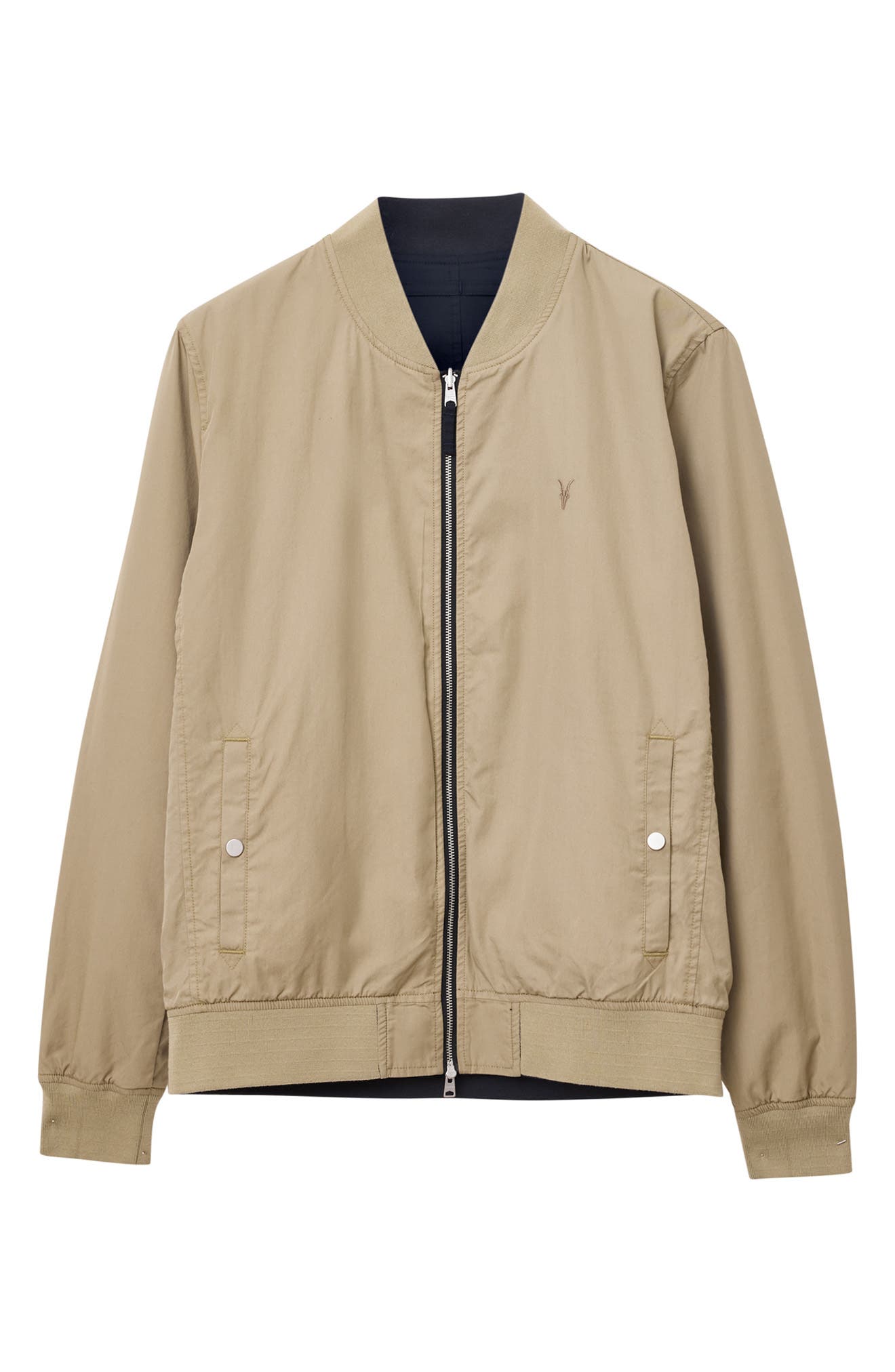 AllSaints Bassett Reversible Bomber Jacket (Men) | Nordstrom